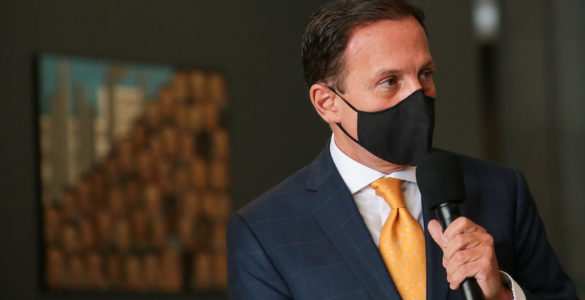 João Doria, governador de São Paulo, fala sobre CoronaVac