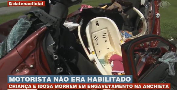 Acidente na rodovia Anchieta