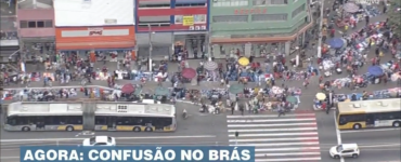 Confusão no bairro do Brás
