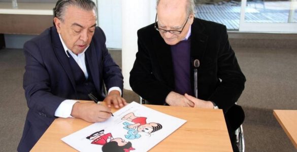 Mauricio de Sousa e Quino