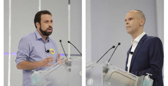 Bruno Covas e Guilherme Boulos