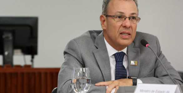 O ministro de Minas e Energia, Almirante Bento Albuquerque
