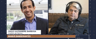O prefeito de Santos, Paulo Alexandre Barbosa (PSDB)