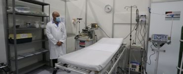Leito de UTI em hospital