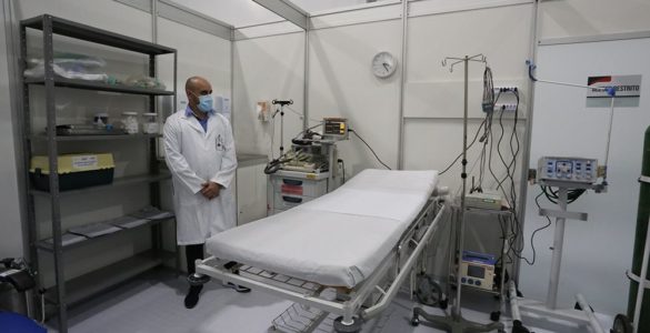 Leito de UTI em hospital
