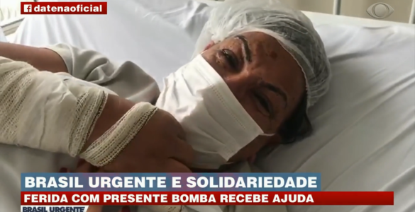Edileuza, vítima de presente-bomba