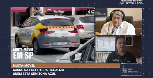 "Multa-móvel": carro da prefeitura fiscaliza zona azul em SP