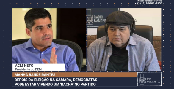 O presidente nacional do DEM, ACM Neto