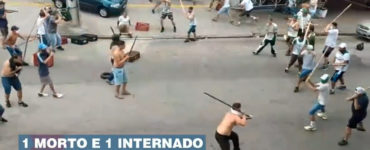 Tiros e pancadaria entre corintianos e palmeirenses