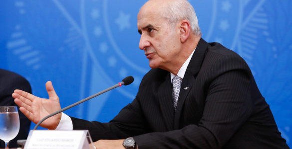 O ministro da Secretaria de Governo, Luiz Eduardo Ramos