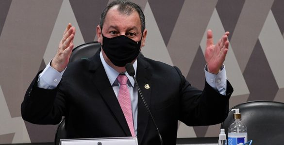 Senador Omar Aziz, presidente da CPI da Covid