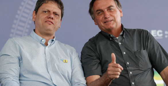 Tarcísio Gomes de Freitas e Jair Bolsonaro