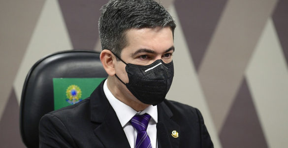 Senador Randolfe Rodrigues na CPI da Covid